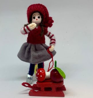 Girl with Red Sled 2026